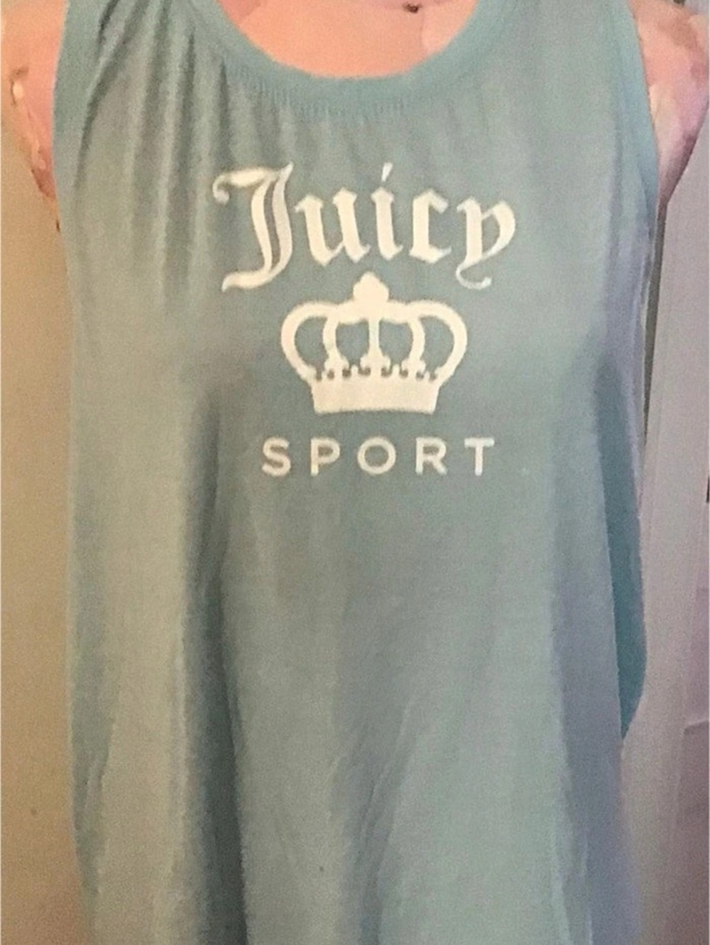 Juicy Couture Sport Tank in Blue XL